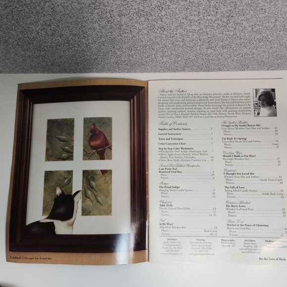 Tole Painting For the Love of Birds Book Purdy's Studio 11 Patterns Holiday - Picture 4 of 8